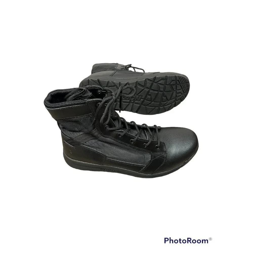 Men's Military Tactical Combat Army Work Boots Waterproof  Motorcycle Boots Sz12 - Picture 5 of 6